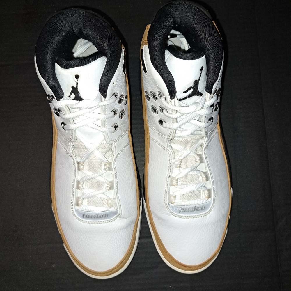 Air Jordan Work’m White Chutney Tan Sneakers Men’s Size 11.